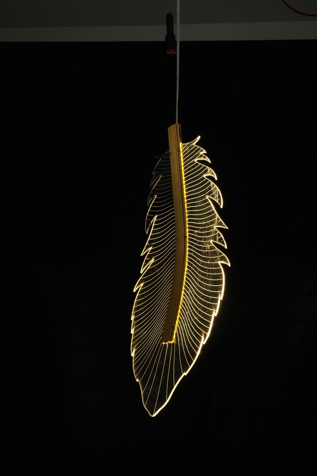 acrilic cutting leaf big 8*18